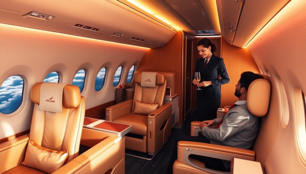 Air India in-flight comfort